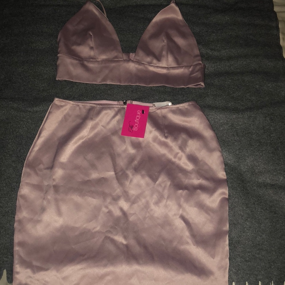 Pink two piece outfit
